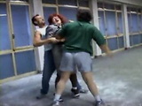 Mature Woman Gets Beaten and Anal Fucked By Two Scumbags In The Mall Garage