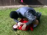 Brutal Backyard Rape